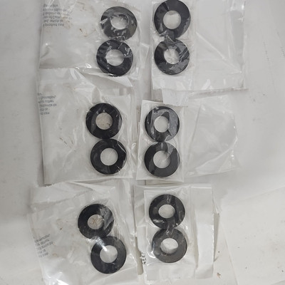 Lot Of 12 Self Aligning Washer Sets 1/2'', Black Oxide