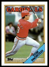 1988 Topps Tom Pagnozzi Rookie St. Louis Cardinals #689