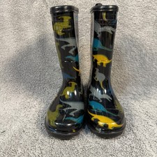 Dinosaurs Western Chief Rain Boots Sz 5c Toddler Light up heel
