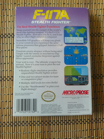 F-117A Stealth Fighter NES Nintendo Complete CIB W Poster & Reg Card Rare NEW