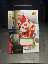 2023-24 Premier Connor Zary Rookie 2 Colour Relic 06/49 #114 Calgary Flames