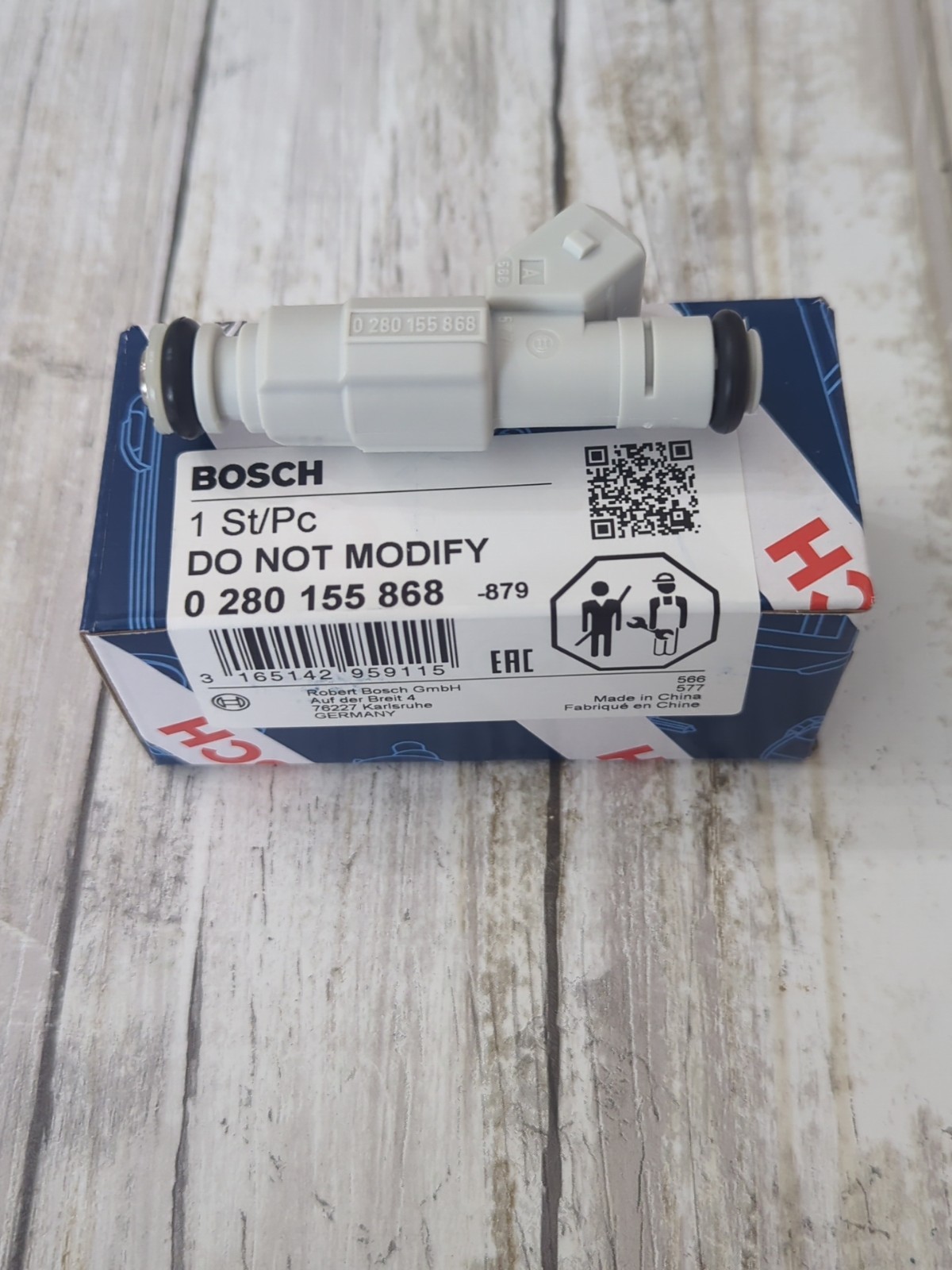  Genuine BOSCH 0280155868, 36lbs/hr New Generation Fuel Injectors 