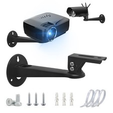 Adjustable Projector Wall Mount 360Degree Swivel for Cameras and Projectors