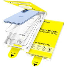 Screen Protector for iPhone 17 / 17 Air / 17 Pro / 17 Pro Max, One-Step Install