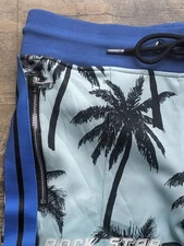Palm Tree Rockstar Original Men Activewear Pants Med Blue RSN 7109 Eves Joggers 