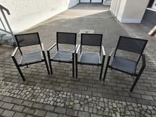 Gartenstühle Jan Kurtz  Cubic Viererpack schwarz