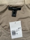 Forever21 Taupe Nude Beige Smooth Long Sleeve Bodycon Playsuit Romper S NEW — photo 3