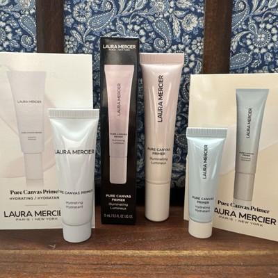 Laura Mercier Pure Canvas Primer - 15ml Illuminating, 10ml & 5ml Hydrating