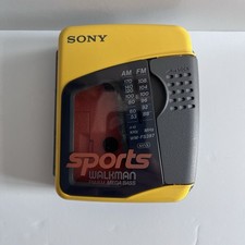 Sony Sports Walkman Mega Bass FM/AM Cassette Player WM-FS397 New Belt Tested