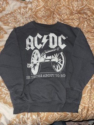 AC/DC Official Sweatshirt Crew Neck Graphic Band Rock women/men | eBay