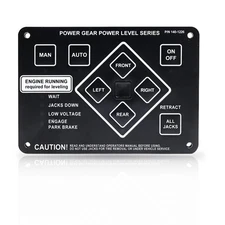 359080 RV Leveling Touch Control Panel W/Auto Leveling Button Fit for Lippert/Kw
