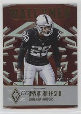 2016 Panini Phoenix Watchmen Red 60/399 David Amerson #WM-DA 0l2