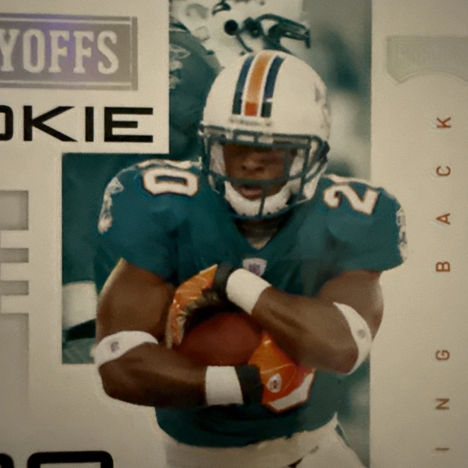 2007 Playoff National Treasures Lorenzo Booker Signature Gold Auto /25 #122 - Image 4 of 4