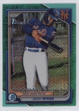 2024 Bowman Chrome Prospects Mega Box Aqua Mojo Refractor /299 Jensy Rivas 0hb3