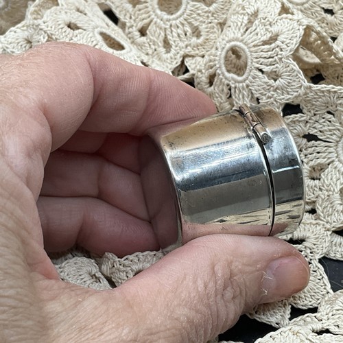 Sterling Silver Denmark Stamp Roll Container - Picture 5 of 7