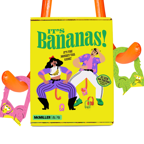 It's Bananas! the Monkey Tail Game for Kids, Teens and Tipsy Adults, Family fun - Picture 2 of 7