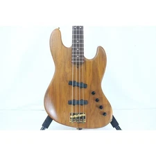 Electric Bass Guitar MOON JJ-4 WALNUT BALTOLINI Gig Bag 4 String USED