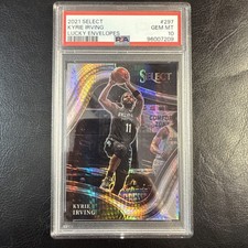 2021 Select Court Side Lucky Envelopes Kyrie Irving 3/8 PSA  10 DR