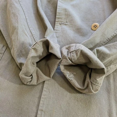 45R / 45rpm Cotton Jacket Collared Double-Breasted Patch Pockets Excellent image 9