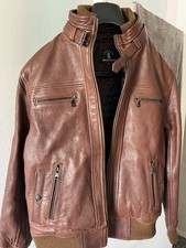 veste en cuir homme