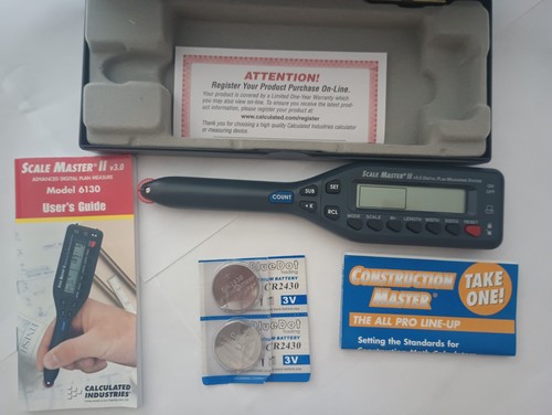 Scale Master II v3.0 6130 Digital Plan Measuring System with Case - Picture 3 of 11