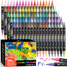 Imagen de 48 or 176 Colors Acrylic Paint Markers Pens Set,88 Pack Brush Acrylic Paint Mar