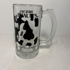 Braum’s Ice Cream Glass Mug Frost Before Serving Cow Spots Root Beer