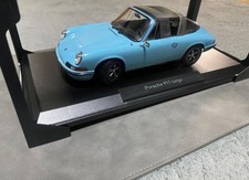 NOREV 1/18 Porsche 911S Targa 1973 Light Blue Collectables 17+