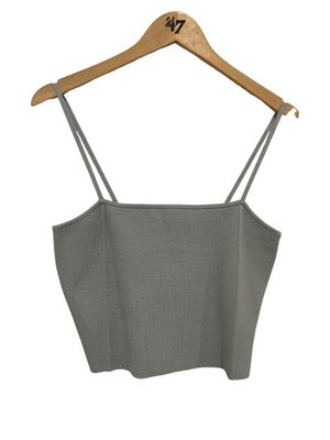 #ad #ad Express Sweater Cami Top Size Medium Sleeveless Square Neck Rayon Blend Knit NEW $19.99