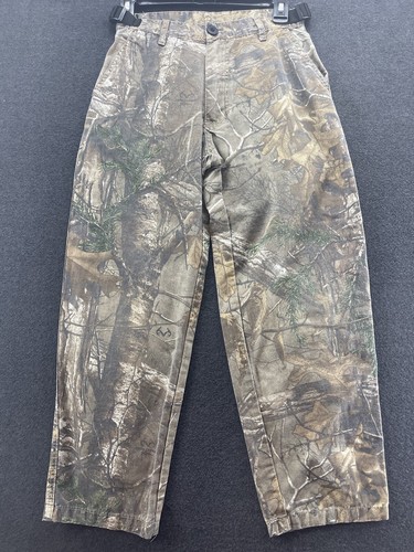 ScentBlocker Youth Fused Cotton Cargo Pants Realtree Excape Camo Large 26x24 - Picture 2 of 12