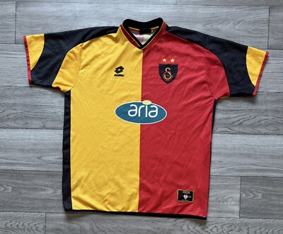Lotto Galatasaray 2001-02 Home Football Jersey Soccer Shirt Size