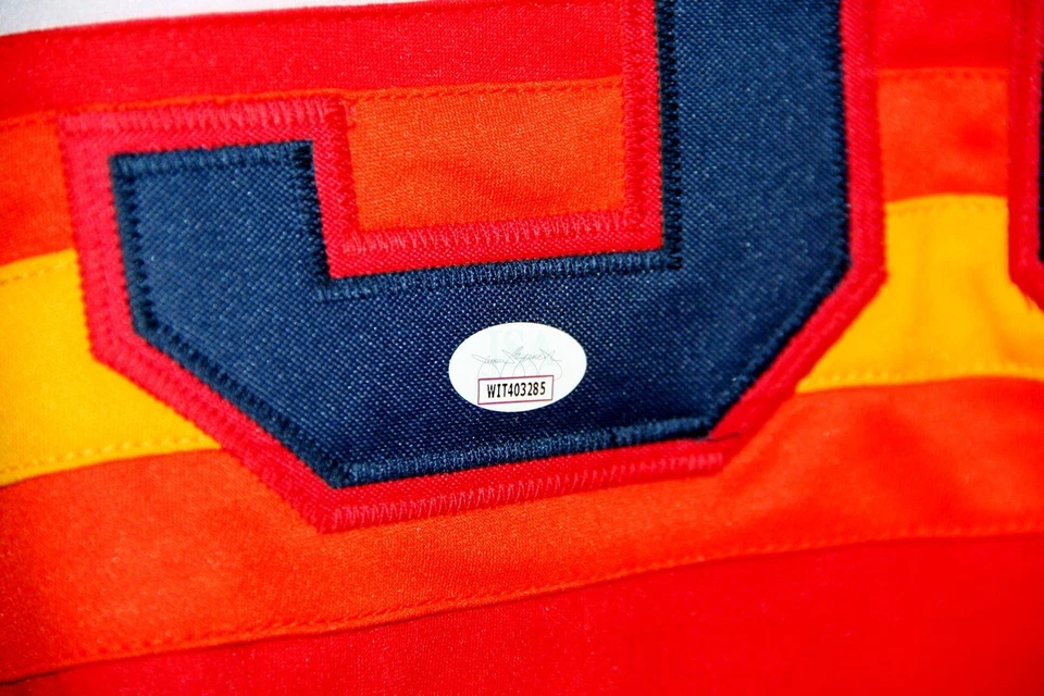 J.R. Richard Autographed Baseball Jersey JSA Astros - Image 3 of 4