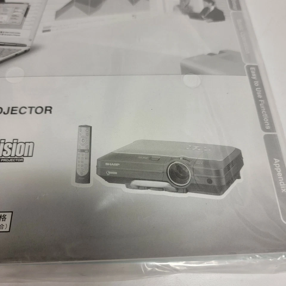 NEW USERS MANUAL & DISC's for Sharp Notevision Model PG-C45X 3LCD Projector - Image 3 of 4