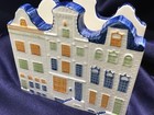 DELFT CANAL HOUSE hand painted NAPKIN mail HOLDER made in HOLLAND! EXCELLENT!!