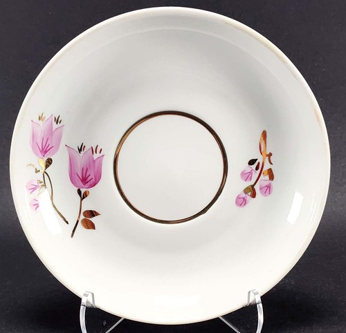 Vintage Mismatched Saucers China Tea Plates Multicolor Various Patterns Lot of 8 - Picture 3 of 14