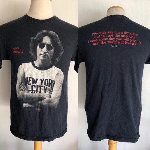 Beatles Imagine Lyrics T-Shirt Medium 