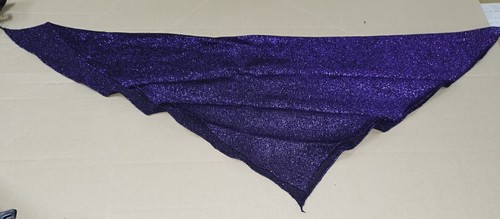 Vestito Donna Inverno Lana Velluto Elegante Cosplay 44 46 Viola Blu Selene Moda - Foto 20 di 31