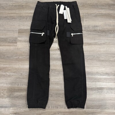 Size S IT 48 Rick Owens Mastodon Cargo Pants in Black Men's | eBay