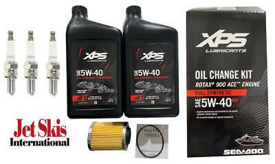 Sea-Doo OEM XPS Oil Change, Filter, and Plugs Kit Spark Ace 900 PWC 9779485