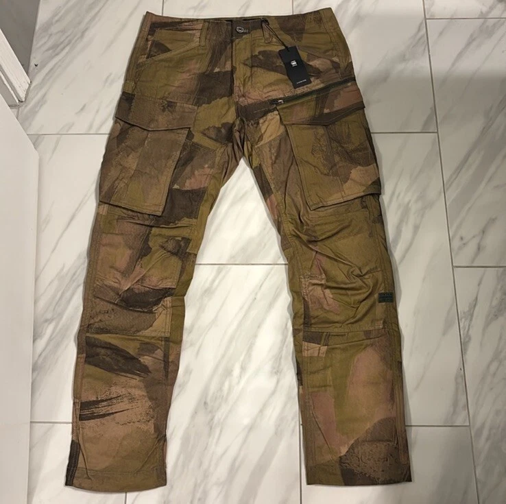G-Star RAW Rovic Zip 3d Tapered Cargo Pants in Green for Men