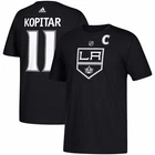 Los Angeles Kings Anze Kopitar Adidas Player T-Shirt Men's Black M-2XL NHL