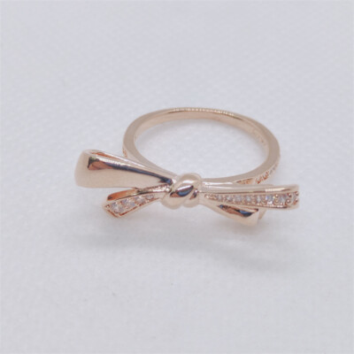 BRILLIANT BOW RING PANDORA ROSE UK
