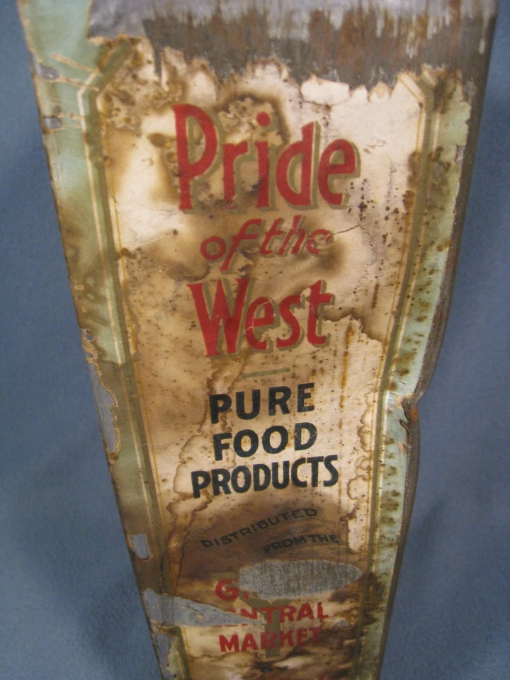 Rare Antique Pride of The West Cane & Maple Syrup 1 Gallon Can  - Image 4 of 4