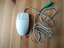 VINTAGE 2-BUTTON PS2 MECHANICAL MOUSE Non-Optical Made for IBM by Logitech