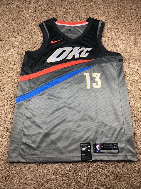 paul george okc jersey nike