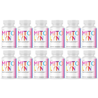 Mitolyn Advanced Weight Loss Support Mito Lyn Maximum Strength - 12 Bottles