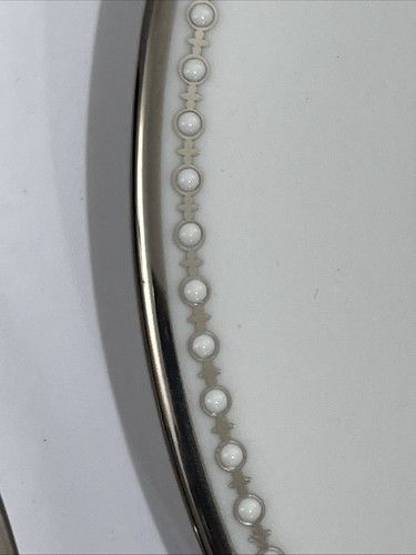 Lenox Pearl Platinum Set Of 3 Bread, Butter, Dessert Plates 6 3/8” D - Picture 4 of 9