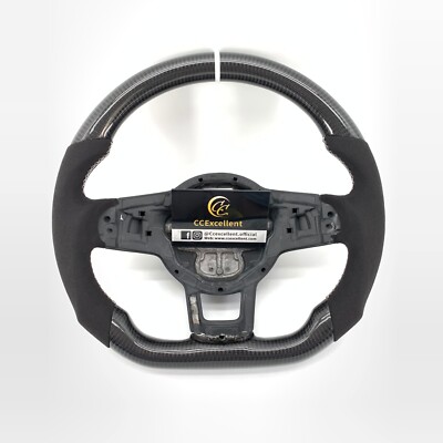 For Volkswagen MK7 MK7.5 GTI Golf 7 R 2013-2021 Carbon Alcantara Steering Wheel