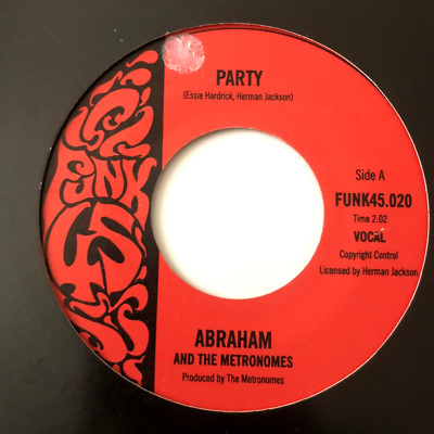 Abraham And The Metronomes / Illinois Connection - Party / Po' Boy's Dream 7''
