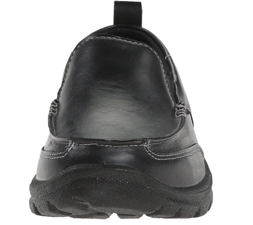 Haband Executive Division Black Leather Manmade Bottom Loafer‎ Dress Shoe 10 D Haband Executive Division Black Leather Manmade Bottom  main image 2